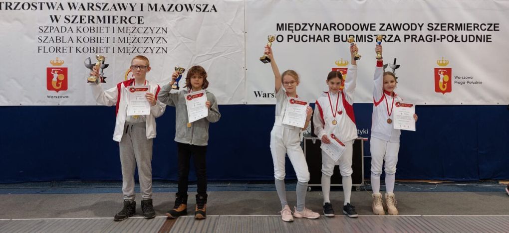 Gwiazdkowy Turniej Szermierczy O Puchar Burmistrza Dzielnicy Pragi Południe - Dzieci
